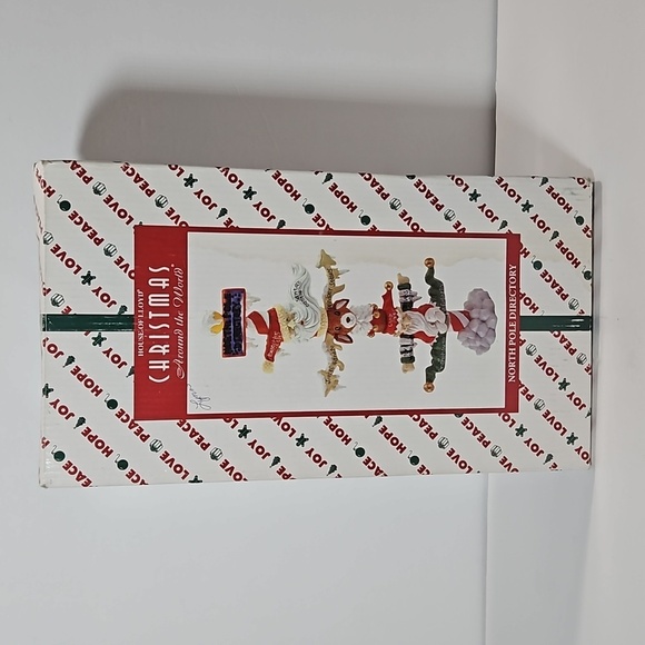 House of Lloyd Christmas Around the World VTG Twistable North Pole Directory - Picture 8 of 8